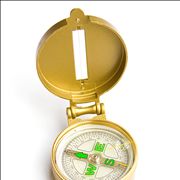 Picture Of Gold Compass